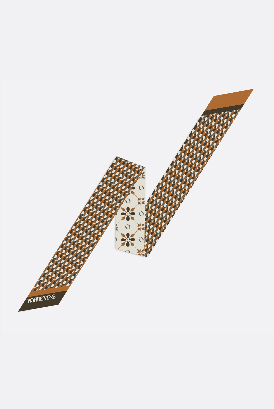 Downtown Brown Twilly Scarf