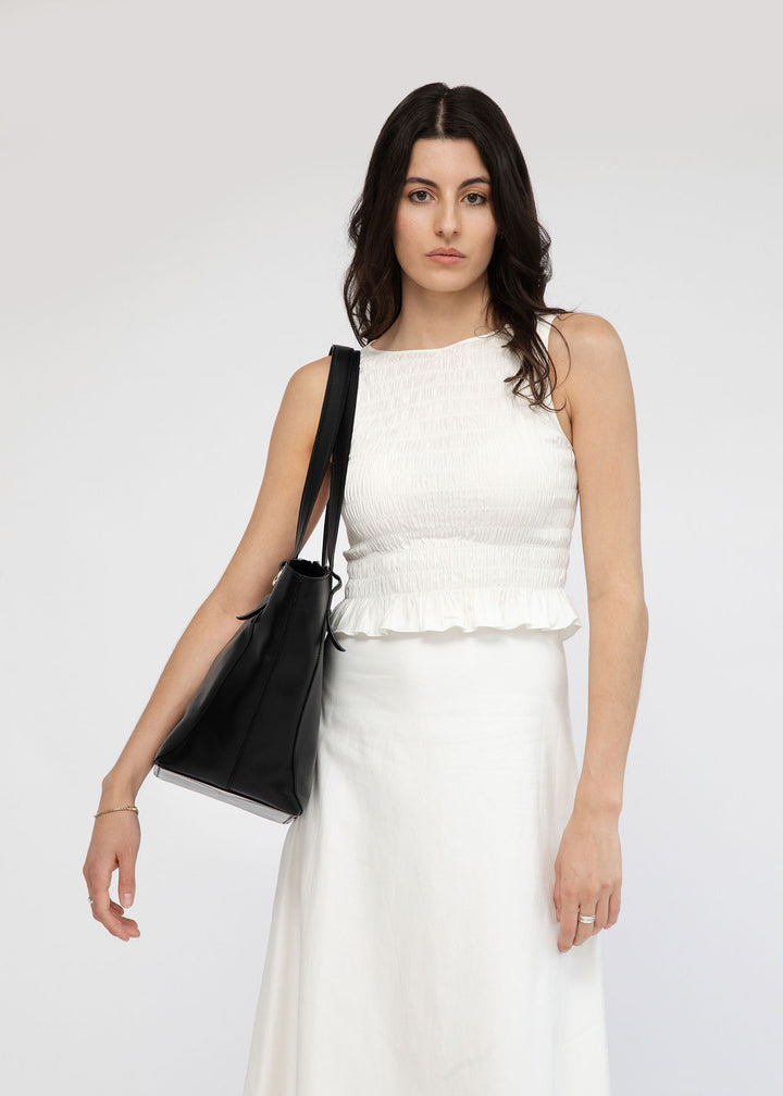 The Louise Banker Bag - Black